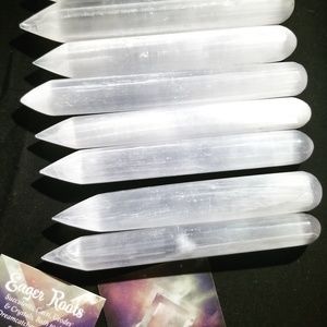 Selenite wands (6.2-6.5 inches long)